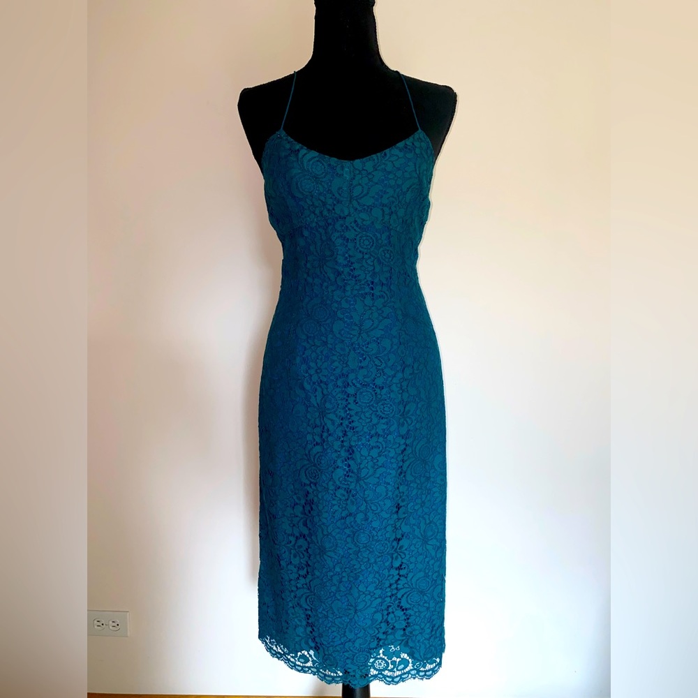 Kimci Blue Lace Dress